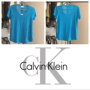 Calvin Klein Laced Linen Top
